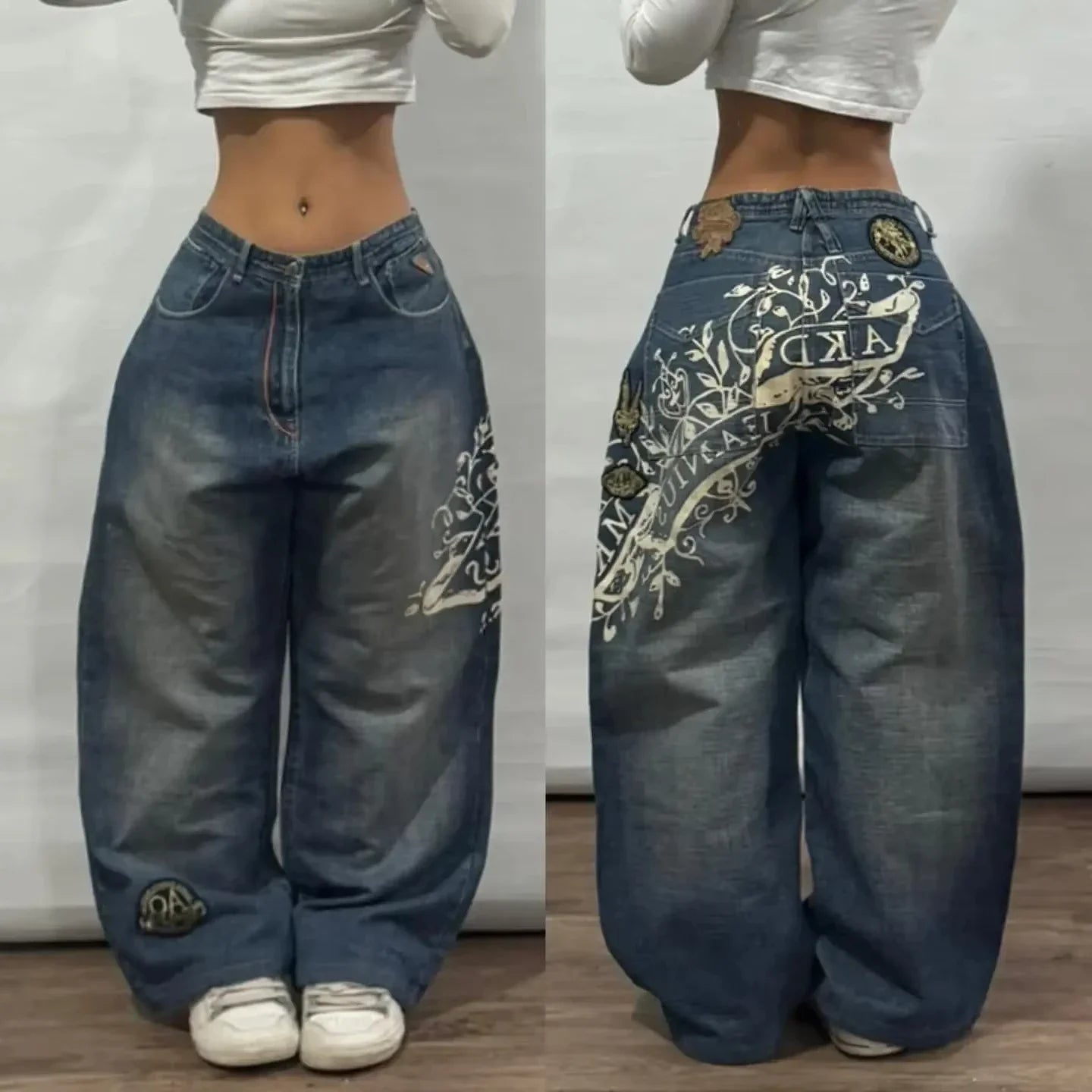 High Waist Wide Jeans